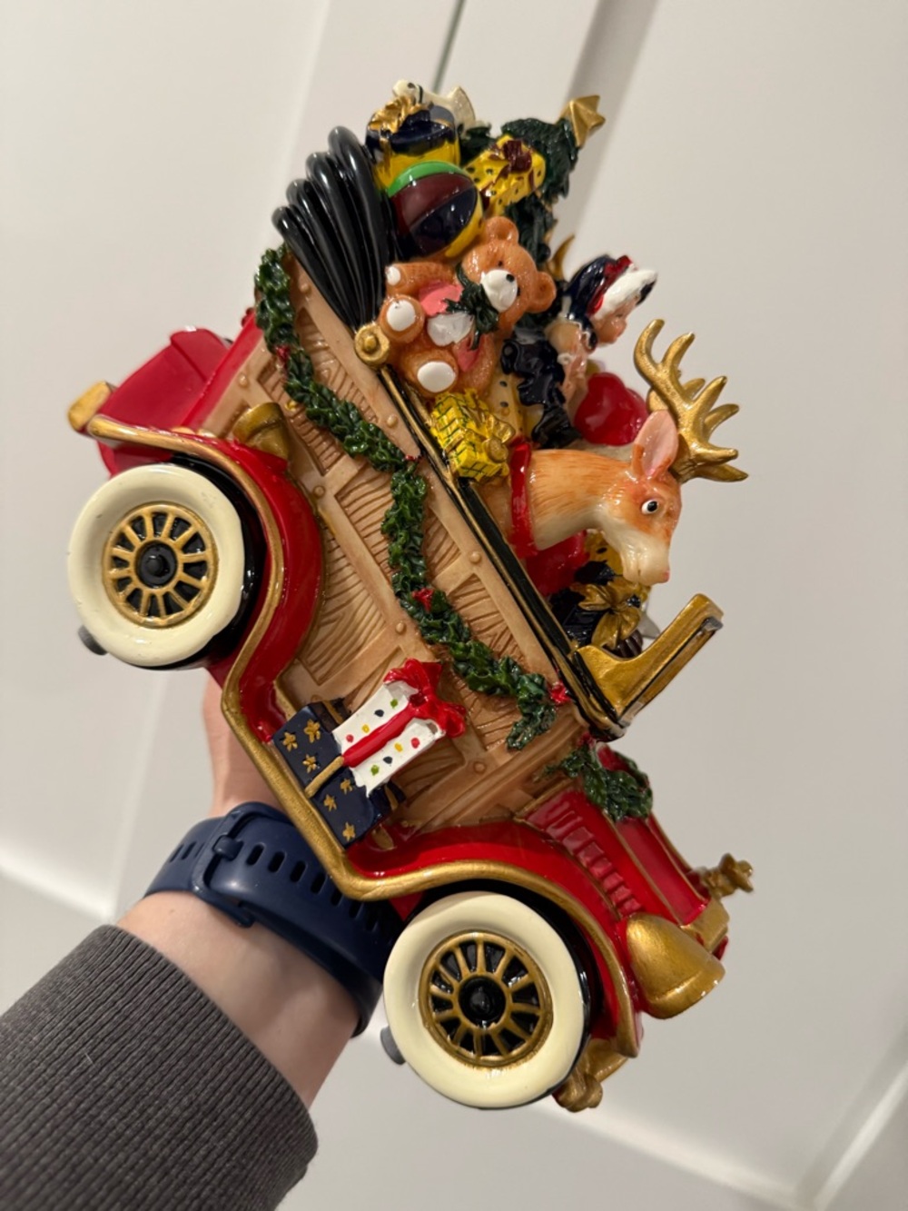 Fitz and Floyd Santa's Classic Car Musical Christmas figurine - new in box - Picture 3 of 9